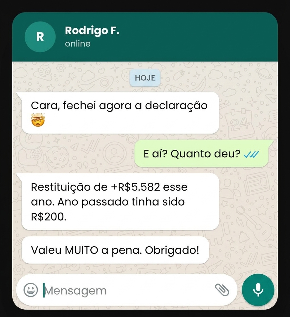Depoimento Rodrigo F. via WhatsApp